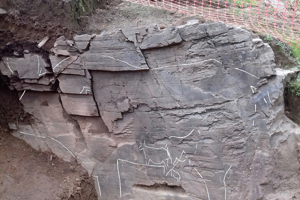 mayor grabado rupestre de la península ibérica