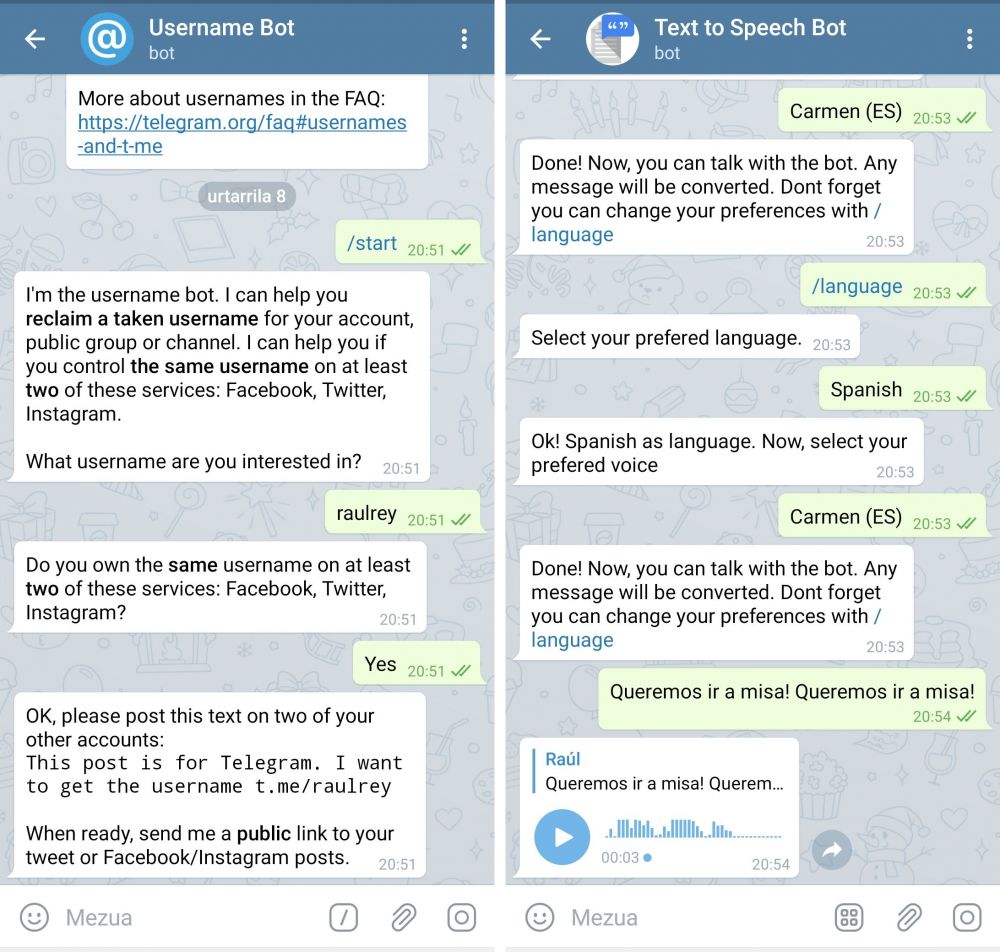  utilidades de Telegram 2