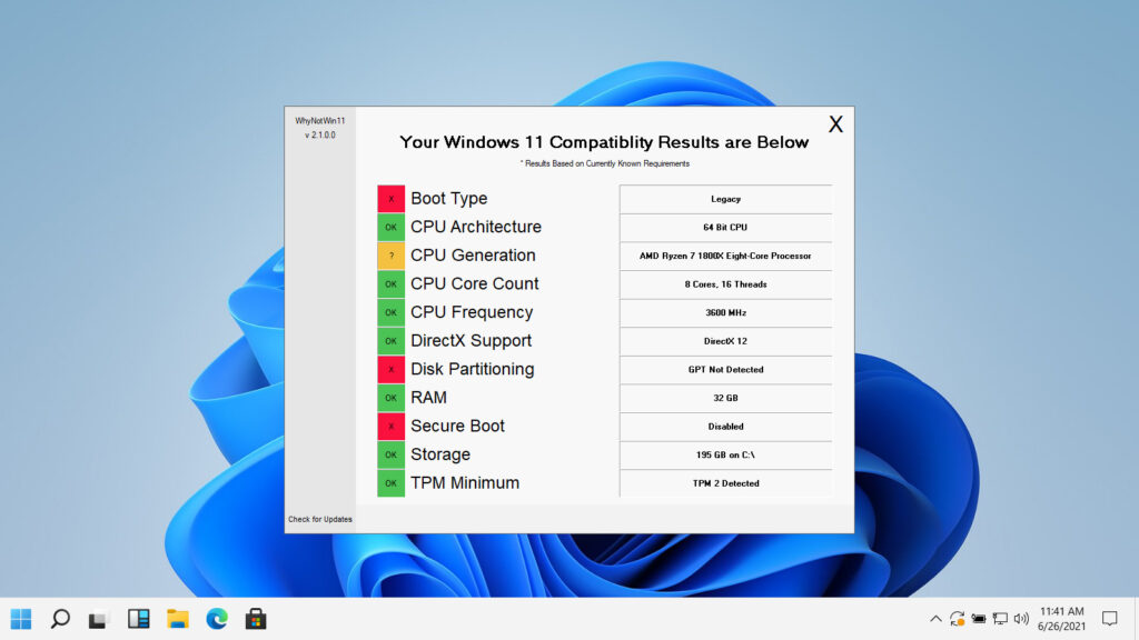 PC es compatible con Windows 11