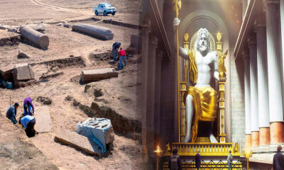 Desentierran un antiguo templo a Zeus en medio del desierto de Egipto