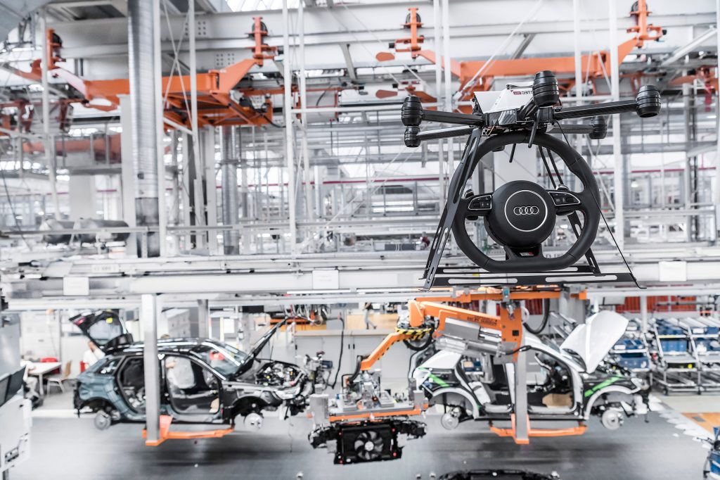 Drones asistentes de Audi |  8 formas sorprendentes en que se podrían utilizar los drones en el futuro |  bayas de cerebro