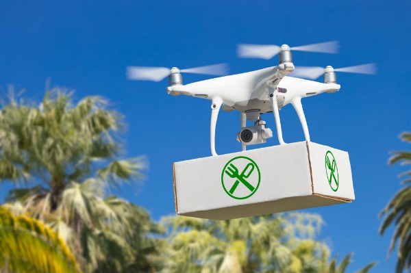 Entrega de comida |  8 formas sorprendentes en que se podrían utilizar los drones en el futuro |  bayas de cerebro