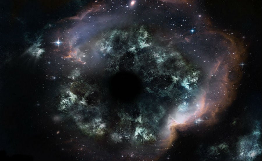 ¿Cómo se ve un agujero negro?  |:  bayas de cerebro